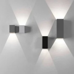 Oslo 100 vägglampa IP65 matt svart