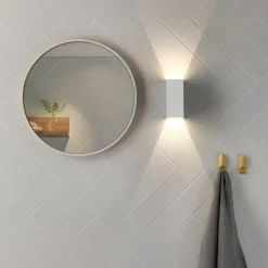 Oslo 160 vägglampa IP65 matt vit