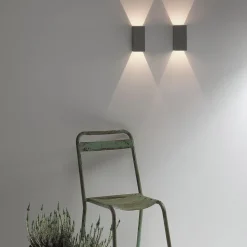 Oslo 160 vägglampa IP65 matt vit