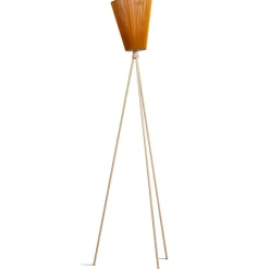 Oslo Wood Golvlampa beige stativ