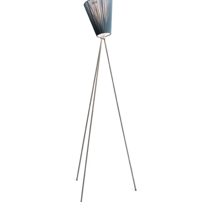 Oslo Wood Golvlampa stål stativ