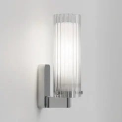 Ottavino vägglampa IP44 polerad krom
