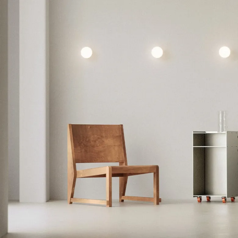 Ovoid Sconce plafond/vägglampa stainless steel