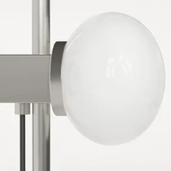 Ovoid single vägglampa stainless steel