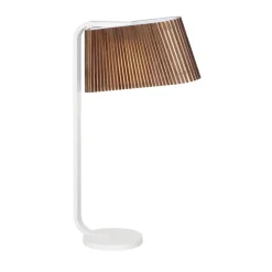 Owalo 7020 bordslampa valnöt