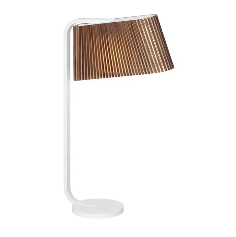 Owalo 7020 bordslampa valnöt