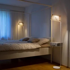 Owalo 7010 golvlampa björk