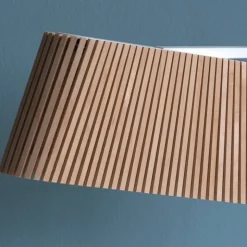 Owalo 7010 golvlampa valnöt