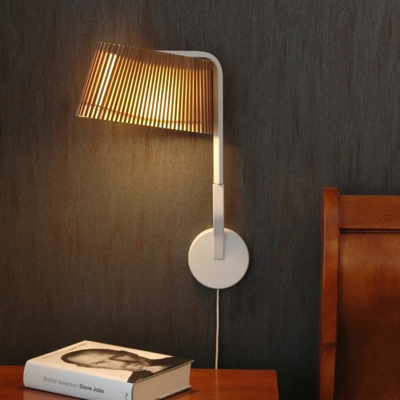 Owalo 7030 vägglampa björk