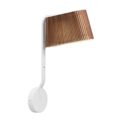 Owalo 7030 vägglampa valnöt