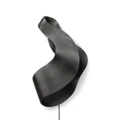Oyster vägglampa svart