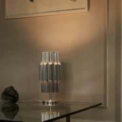 Pan 190 bordslampa aluminium