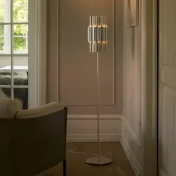 Pan 190 golvlampa aluminium