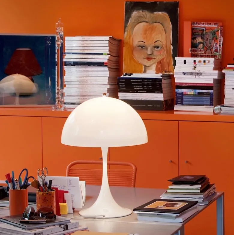Panthella 400 bordslampa opal white