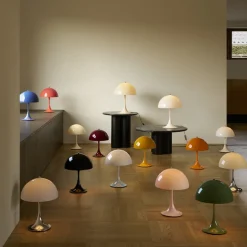 Panthella 250 portabel bordslampa indigo blue
