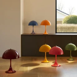 Panthella 250 portabel bordslampa indigo blue