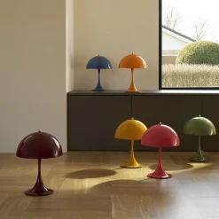 Panthella 250 portabel bordslampa indigo blue