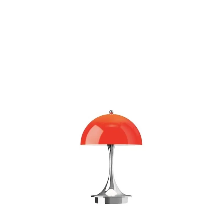 Panthella 160 portabel bordslampa Original Opal Red