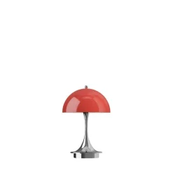 Panthella 160 portabel bordslampa Original Opal Red