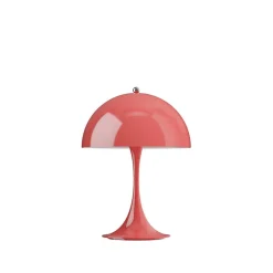 Panthella 250 portabel bordslampa coral
