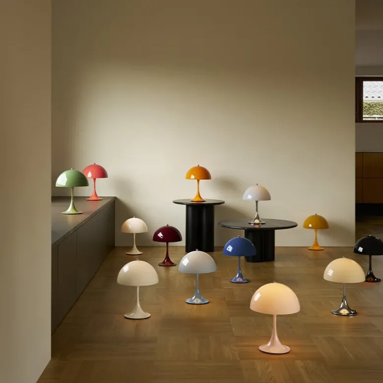Panthella 250 portabel bordslampa yellow