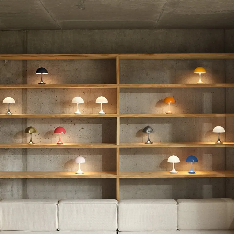 Panthella 160 Portabel bordslampa V3 indigo blue