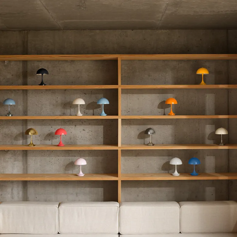 Panthella 160 Portabel bordslampa V3 indigo blue