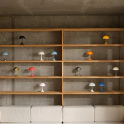 Panthella 160 Portabel bordslampa V3 Opal pale rose