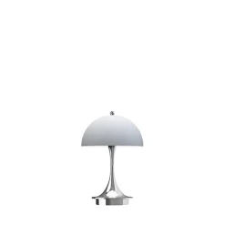 Panthella 160 Portabel bordslampa V3 Original opal grey/chrome