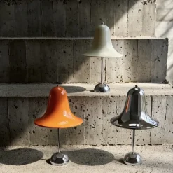 Pantop portabel bordslampa chrome