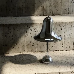 Pantop portabel bordslampa chrome