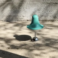 Pantop portabel bordslampa light teal