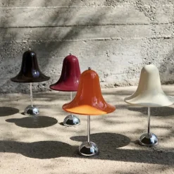 Pantop portabel bordslampa vivid orange