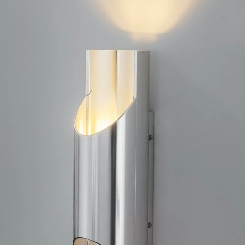 Pan 95 vägglampa aluminium