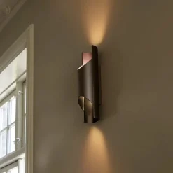 Pan 95 vägglampa brons