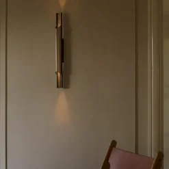 Pan 50 vägglampa brons