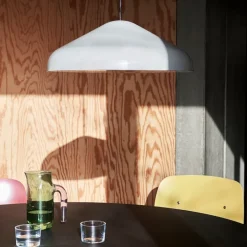 Pao steel Ø47 taklampa cream white