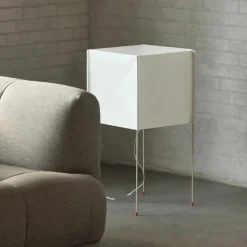 Paper cube golvlampa white