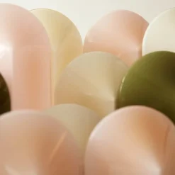 Parade 320 bordslampa blush pink glass