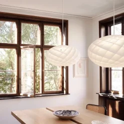 Patera oval Taklampa white