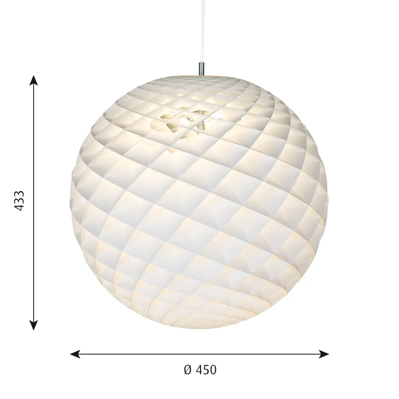 Patera 450 Taklampa white