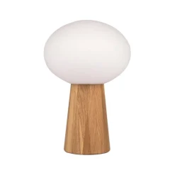 Pater bordslampa ek/vit