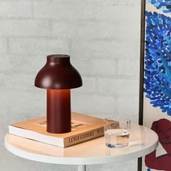 PC Portabel bordslampa No 2 Iron red