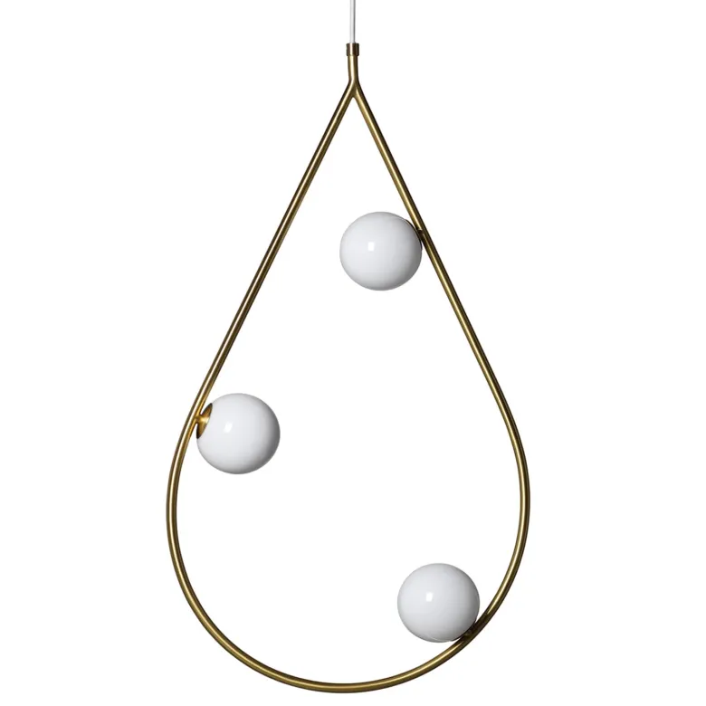 Pearls 80 Pendant lamp Brass, opal