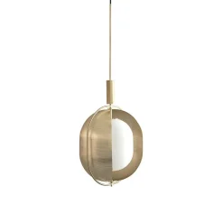 Pearl taklampa brass