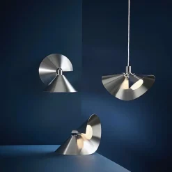 Peel bordslampa brushed stainless steel