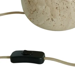 Pella bordslampa travertine