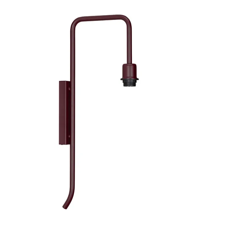 Pensile vägglampa dark red