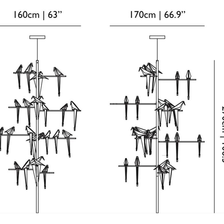 Perch Light Tree dimmable 1-10V