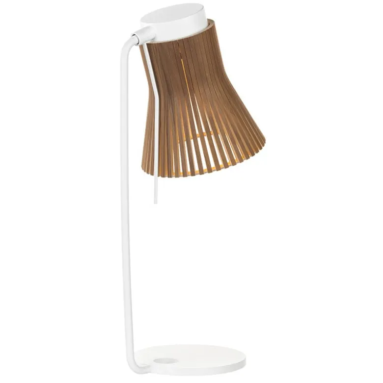 Petite 4620 bordslampa valnöt
